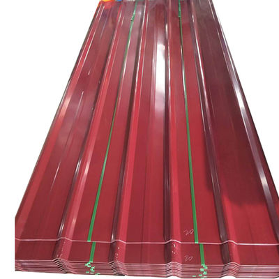 山東 PVDF カラーコーティング 屋根シート KS 証明書の合理的なリスト オーダーメイドのゴロゴロした屋根シート