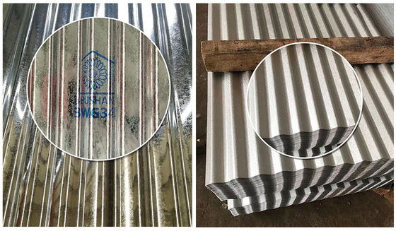 通常のスパンゲルZ80g GI 熱付ゴロゴロ屋根板 0.12*800*3000mm サイズ デコイル加工サービス