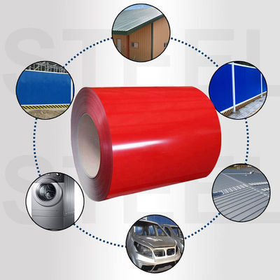 耐容度 ± 1% と ASTM/AISI/SGCC/CGCC/TDC51DZM/DX51D Z Q195-q345 の為の色塗り鋼製の電熱鋼コイル