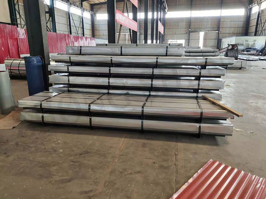 建築用プライムガルバナイズド屋根シート 0.5mm 0.8mm 1.0mm 厚さ 塗装タイプ PE/PVDF/HDP/SMP 許容度 ±1% 製造