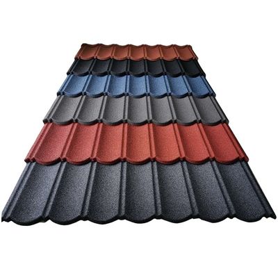 石で覆われた鋼製屋根タイル 20g-275g/m2 亜鉛コーティングとPVOC認証のローマタイル