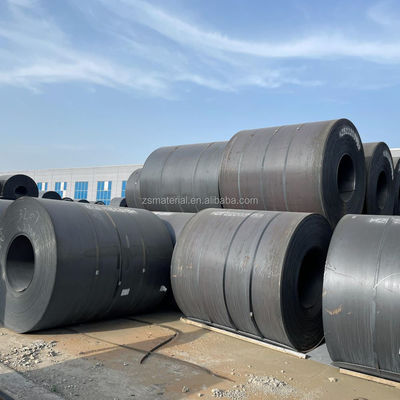鉄鋼級 BS 標準型 熱巻き炭素鋼コイル ASTM A36 Q235 S235jr Q345B 黒面