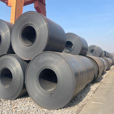 鉄鋼級 BS 標準型 熱巻き炭素鋼コイル ASTM A36 Q235 S235jr Q345B 黒面