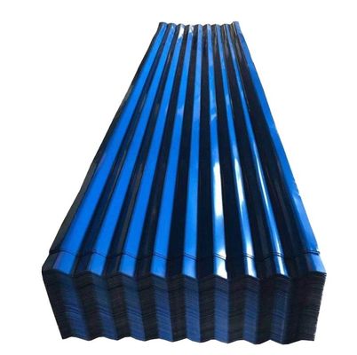 PVOC認定 Ppgi 波紋金属シート 28 寸法 0.5mm 2FTX 8FT 冷圧亜鉛屋根シート ゼロスパンゲル