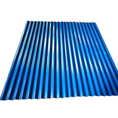 PVOC認定 Ppgi 波紋金属シート 28 寸法 0.5mm 2FTX 8FT 冷圧亜鉛屋根シート ゼロスパンゲル