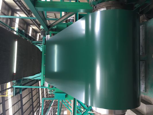 600~1500mm 幅 カラーコーティングされたPPGIコイル 熱電鋼製DX51D PPGI/PPGLコイル 標準の厚さ0.15~1.5mm