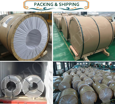 8mm-1500mm 幅 ASTM 標準 SGCC 5052 3003 5005 0.15mm 0.18mm 厚さ アルミ製鋼コイル