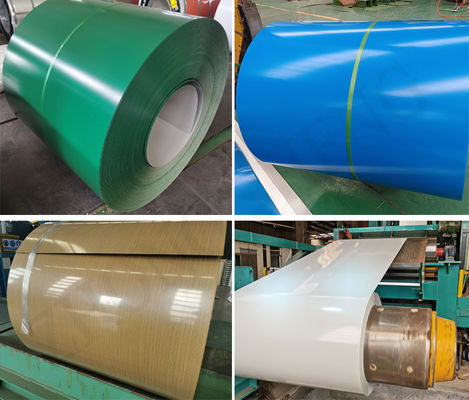0.12-1mm 厚さ ASTM PPGIコイル S250GD S350GD S550GD 中国製のプリペイントガルバン化鋼コイル