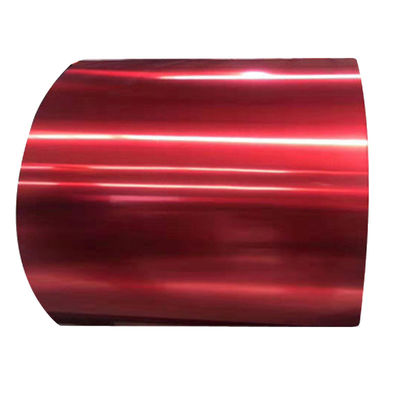 建築用カラーコーティングアルミニウムコイル 6000 7000 0.8mm 1.0mm 厚さ カスタマイズされたカラー表面