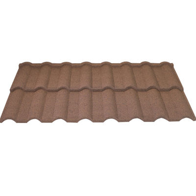 屋根タイル 屋根シート ガルバリューム 石色塗装 金属の屋根タイル 防風 2.7kg/pcs