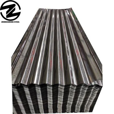 0.6mm 0.8mm 1.2mm Z80g Z100g Gi 亜鉛で覆われた鋼板 建設産業 鉄筋電圧製 瓦解型屋根板