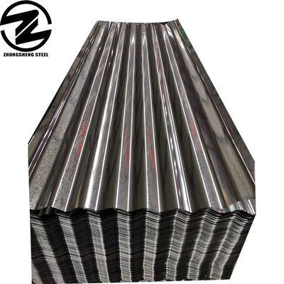 0.6mm 0.8mm 1.2mm Z80g Z100g Gi 亜鉛で覆われた鋼板 建設産業 鉄筋電圧製 瓦解型屋根板
