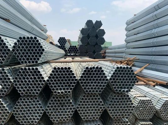 ガスパイプ 0.8mm 1.2mm 1.5mm 厚さ 37mm ガルバン製の丸い鋼管 6.4M ガス配送ネットワークの長さ