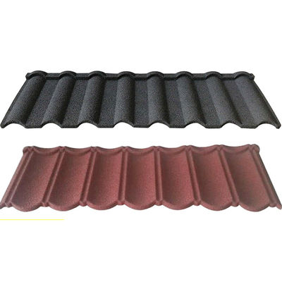 灰色 耐天候 塗装 屋根 タイル 1340mm*420mm*0.4mm 近代 建築 に 適した