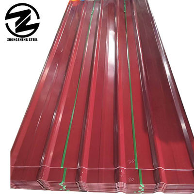 0.2mm 1.0mm 効果的な幅 608mm 760mm 820mm 900mm 950mm 960mm 1025mm 完全硬さのためのカラーコーティング屋根シート