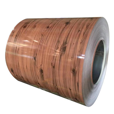 ASTM/AISI/SGCC/CGCC/TDC51DZM/TDC52DTS350GD/TS550GD/DX51D Z Q195-q345 木色の電熱鋼コイル 2ft 4ft Ral9002