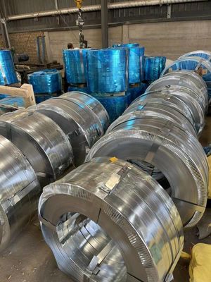 DX51D 熱浸しGI鋼コイル Z180 亜鉛コーティング 鋼板 厚さ0.12-4mmの鋼筋帯