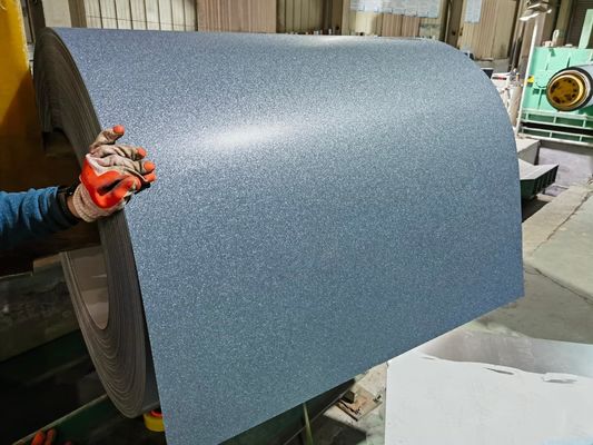 AZ150g 2mm 厚さのプリペイントガルバनाइズド鋼コイルとRAL8017 ゆがみ仕上げ,顧客の要求に応じて長さ