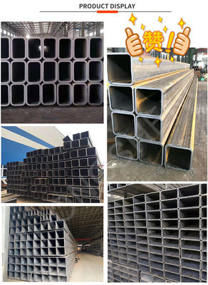 ASTM 100 x 100 x 4mm MS 平方チューブ 6m 長さと軽く油塗り 合理的に保証
