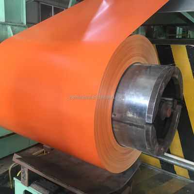 幅 600~1250mm 中硬素質x51d Ral3019 Ral3020 建物用カラー亜鉛コーティング/PPGIコイル