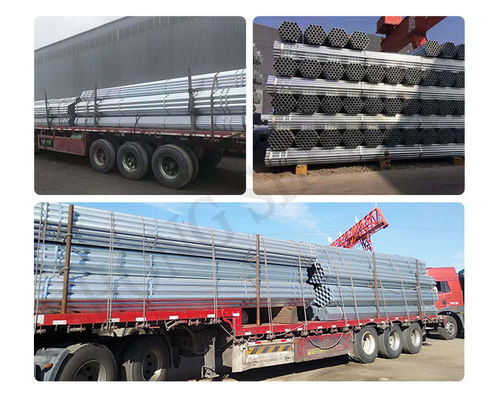 EMTパイプ ホットディップ 熱熱電圧 軽鋼 溶接管 ASTM DN350 DN50 1 インチ 1.5 インチ 建設用 GI 鋼管