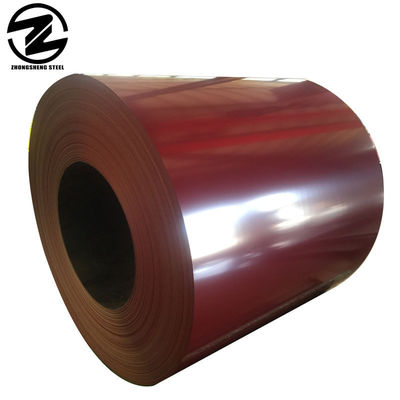 600-1250mm 幅 カラーコイルコーティング カラーコーティング 製品用 RAL カラーでコーティングされた鋼板コイル