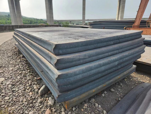 Q345 ASTM A36 10mm 12mm 16mm 厚さ パーソナライズされた長さの産業用用途のための熱巻き炭素鋼板