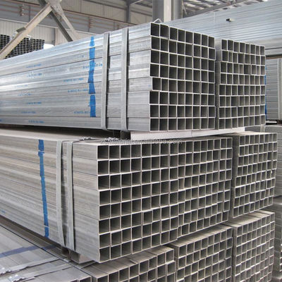 プロフェッショナル・スキャッパリング Q235 120x120mm サイズ 6m 長さ GI 建築構造のための電熱四角管
