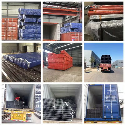 プロフェッショナル・スキャッパリング Q235 120x120mm サイズ 6m 長さ GI 建築構造のための電熱四角管