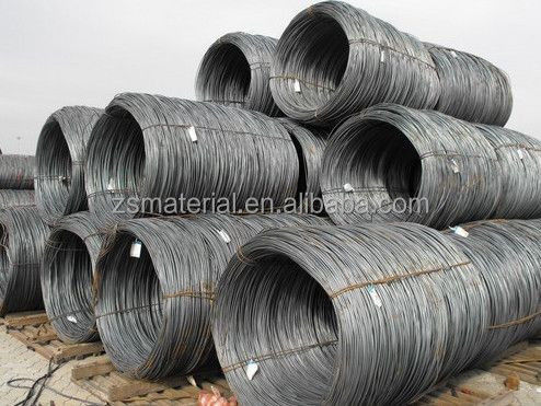SAE1006 SAE1008 SAE1010 炭酸ガイア線 ホットディップ/電熱電熱鉄線 8mm 6mm 10mm 2tons / coil 亜鉛コーティング