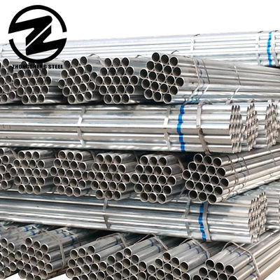 プレミアムガルバナイズド・ラウンド・ステールパイプ 37mm 26.9mm 6 Meter ASTM Square Section Shape 溶接サービス