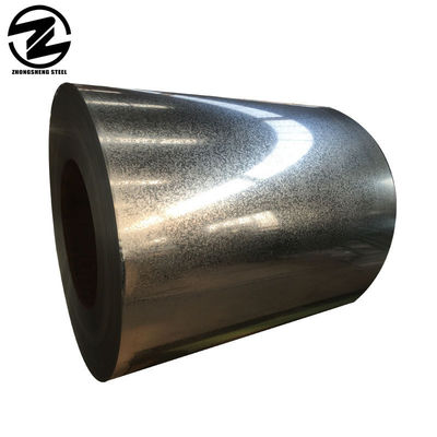 亜鉛コーティング 30-600g/m2 CGCC ホットディープカーボン・スティール ビッグフラワー 28 ゲージ 26 ゲージ Z10-Z29コーティングのための電熱鋼コイル