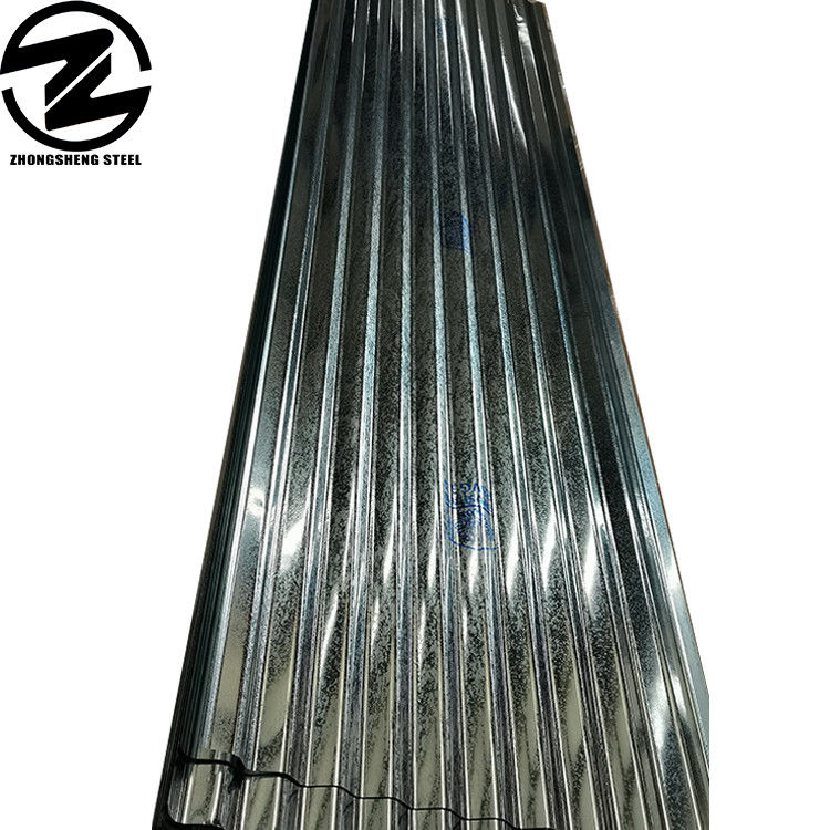 Gi 26 Gauge 波紋鋼 亜鉛 金属 鉄 60g 正規のスパンコールタイプと許容率 ±1%のガルバン化屋根シート
