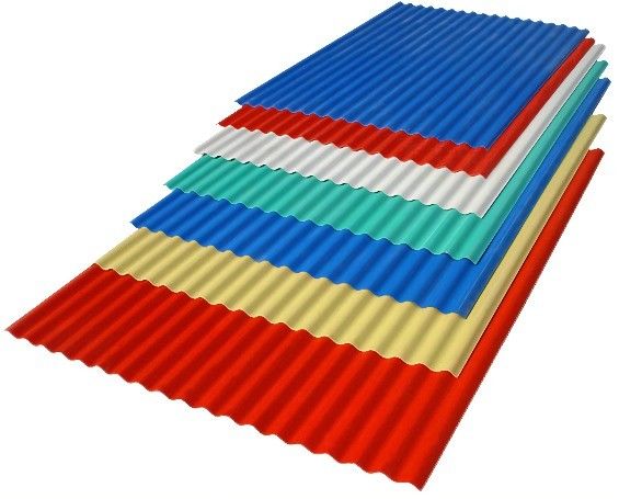 PE コーティング 0.38*1200 青 0.5mm カラーコーティング 亜鉛屋根シート 青 PPGI 瓦状屋根シート 建築用