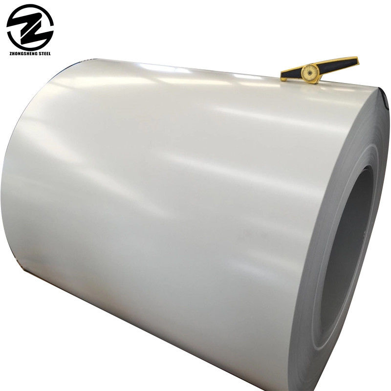 0.35*1219mm サイズ Ral 9003 プリペイント ガルバン化 PPGI スチールコイル グレード DX51D Z/SGCC/DC01 Z/DC51D Z 3-5 トン コイル重量