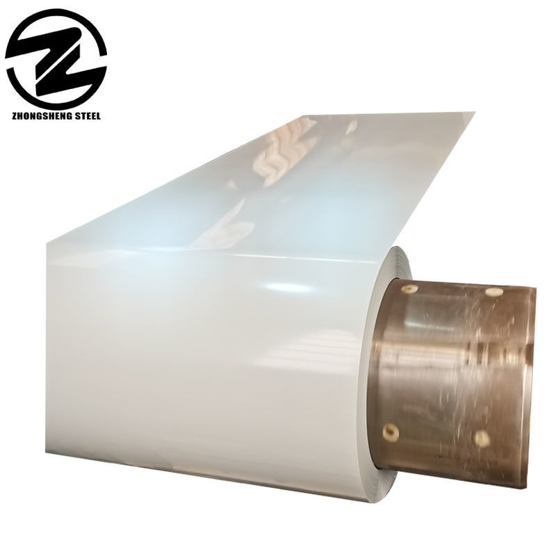 顧客 サンプル カラー 0.5*1220mm ガルバリュー 白 PPGL/PPGI カラーコイル 冷式ロール技術
